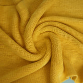 1 - شال كروشيه أصفر دافئ